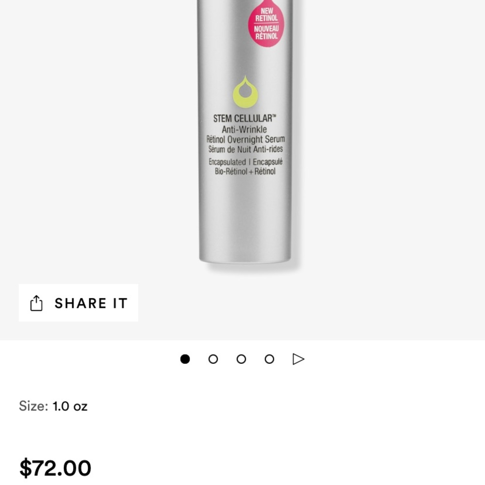 Juice beauty stem cellular anti-wrinkle retinol overnight serum